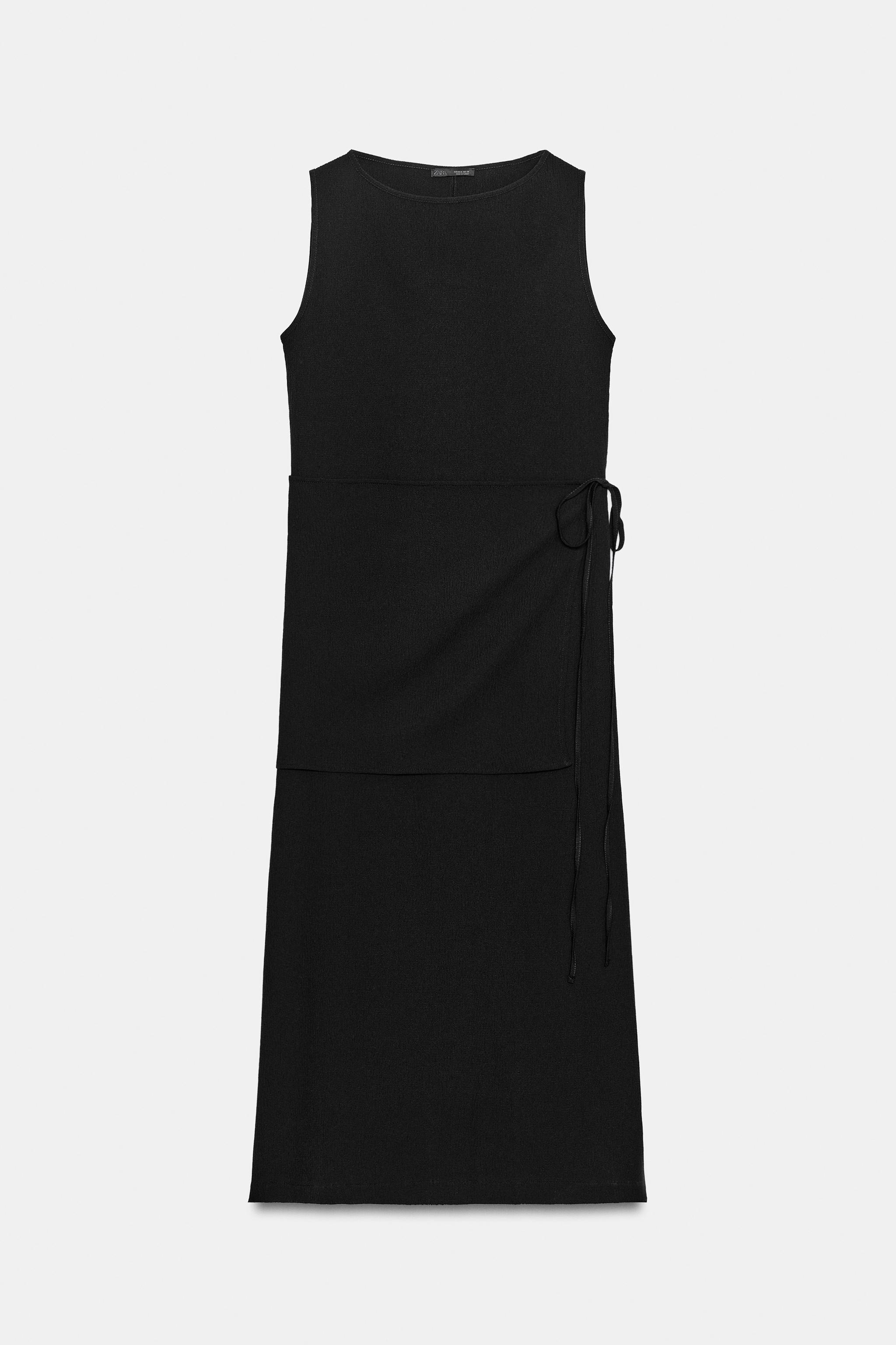 SASH DETAIL SLEEVELESS DRESS